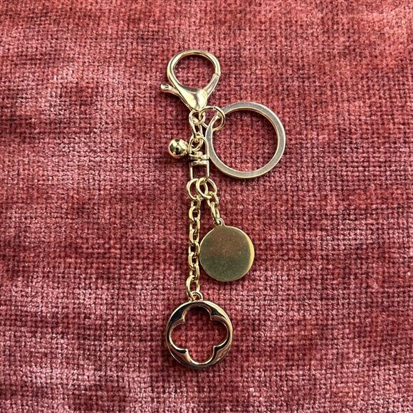 New STAR AND CLOVER Bag Charm Gold Tone⭐ - Picture 5 of 7